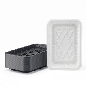 Récipient alimentaire jetable GZ-2S <span class=keywords><strong>plateau</strong></span> à viande en polypropylène rempli <span class=keywords><strong>de</strong></span> minéraux pour emballer et exposer les viandes fraîches et les fruits <span class=keywords><strong>de</strong></span> <span class=keywords><strong>mer</strong></span> - Product Image 1