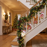 Nouveaux pendentifs clochettes de Noël 2026 au design original pour cheminée ou décorations d'arbre de Noël, ornements clochettes de Noël Père Noël et Élan