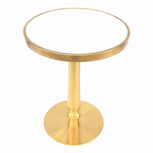 Sang Trọng Thương Mại Thiêu Kết Bàn Đá Top Thép Không Gỉ Bàn Chân 2-4 Người Bàn Ăn Cho Phòng Khách - Product Image 2