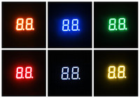 Afficheur LED à 7 segments à 10 broches de 0,36 pouce, 2 chiffres, blanc FND