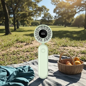 Ventilador Portátil Recargable de 1200mAh, Plegable, de 5 Velocidades, USB, para Uso en Exteriores e Interiores, en Caja, Regalo para Estudiantes - Product Image 3
