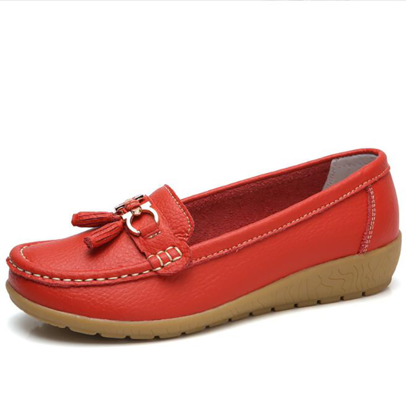 Beautiful Women's Square Metal Design Flat Shoes
