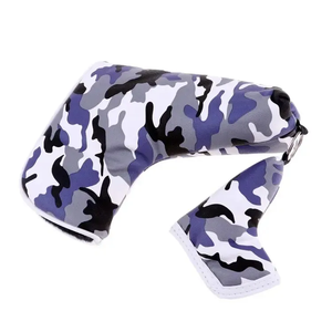 Funda Protectora para Cabeza de <span class=keywords><strong>Putter</strong></span> de Golf con Diseño de Camuflaje, Cierre Magnético, Personalizada OEM al por Mayor - Product Image 1