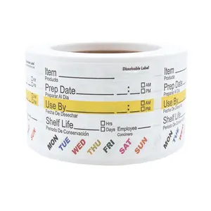Kavanozlar için çözülebilir konserve etiketleri, mutfak depolama için konteynerler için Kraft çözülebilir gıda etiketleri noel hediyesi etiketleri