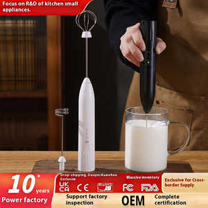 Mousseur à <span class=keywords><strong>lait</strong></span> manuel compact, rechargeable, <span class=keywords><strong>appareil</strong></span> à <span class=keywords><strong>mousse</strong></span> portable - Product Image 3