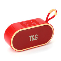 Haut-parleur portable TG689 ovale, compatible clé USB, design tendance, mini enceinte audio sans fil pour extérieur, très demandé.