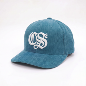 Casquette de baseball en velours côtelé personnalisée OEM à 6 panneaux, non structurée, avec logo brodé en 3D, pour hommes, vente en gros, style Dad Hat - Product Image 2