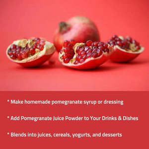 Stokta organik nar suyu tozu, Smoothies, çay, meyve suyu, yoğurt ve yemek tarifleri, ham, <span class=keywords><strong>Vegan</strong></span>, - Product Image 2