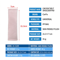 Coussin de protection universel en peluche confortable pour ceinture de sécurité de voiture, soulage la pression et les frottements, protège le cou