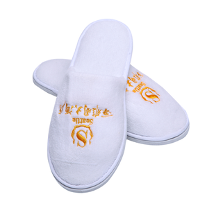 Lujo desechable personalizado Waffle blanco de moda cómodo duradero Hotel Spa aerolínea invitado zapatillas - Product Image 3
