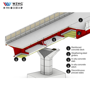 Cấp công nghiệp lớn bền thời tiết đúc sẵn cầu thép Kết cấu cầu thép - Product Image 5