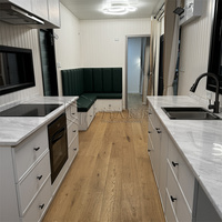 Maison magique 20 pieds/40 pieds Personnalisable Cadre en acier Conteneur d'expédition Studio Appartement DIY Préfabriqué Petite Maison Design Moderne