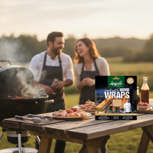 Legua High Quality Beech Wood <b>Wraps</b> Sheets Made in ES Barbecue Ovens <b>Kitchen</b> Natural Flavour Boosts Smoking Experience - Product Image 3