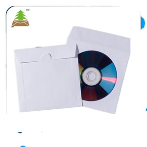 Carta bianca CD + DVD maniche <span class=keywords><strong>porta</strong></span> busta con manicotti di <span class=keywords><strong>plastica</strong></span> per finestra a disco per CD - Product Image 5