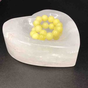 <span class=keywords><strong>Bol</strong></span> en forme <span class=keywords><strong>de</strong></span> cœur à Quartz sculpté à la main, pierre naturelle, en <span class=keywords><strong>cristal</strong></span>, pour le nettoyage, le chargement, la décoration, cadeau, 3,54 pouces - Product Image 6