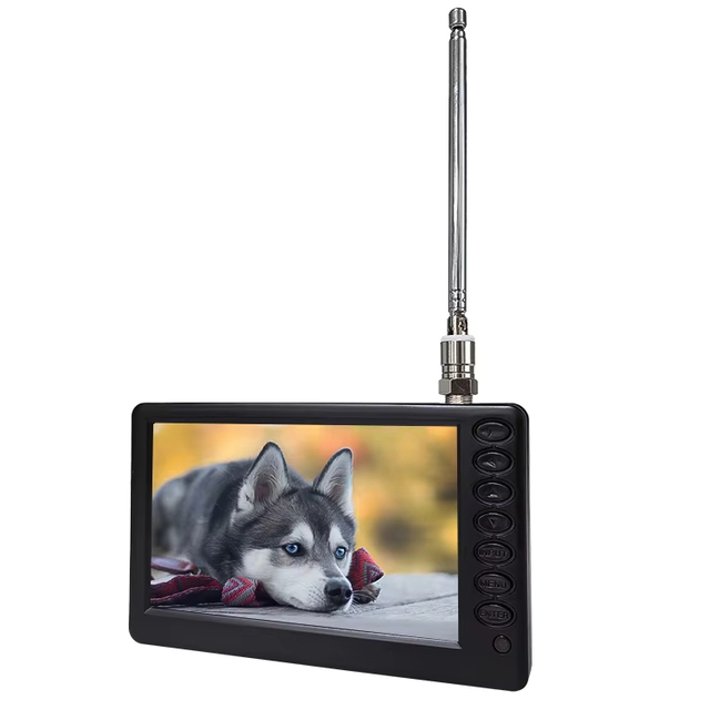 Small Size Portable Digital TV 5 Inch Battery Powered ISDB-T/DVB-T/2 LED With Good Price