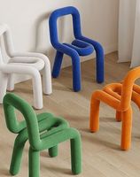 Tabouret de maquillage en tissu pour la maison, meubles, design moderne, style artistique simple, petite chaise de chambre à coucher, nouveau modèle 2025
