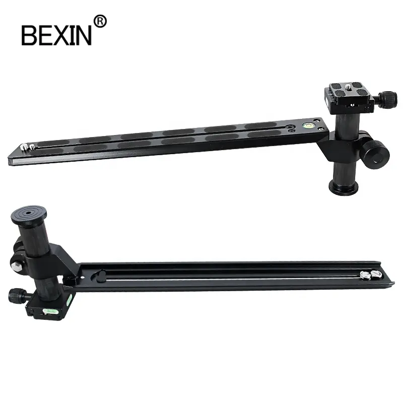 BEXIN-soporte de lente de enfoque largo para cámara dslr, accesorio de trípode extensible, placa de liberación rápida para Manfrotto