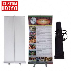 Banners Publicitarios Pop-Up Portátiles y Ligeros con Soporte Retráctil para Promoción Comercial y Uso en Exteriores - Product Image 1