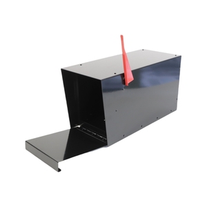 Boîtes aux lettres en métal de jardin sur pied de style vintage américain avec serrure intelligente pour le courrier extérieur et les journaux pour la poste - Product Image 5