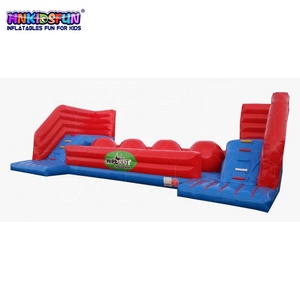 14x5m đôi làn người lớn WIPEOUT bơm hơi lớn Baller được sử dụng cho khóa học tấn công bơm hơi từ nhà máy bơm hơi - Product Image 2