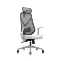 Chaises de réunion rotatives réglables en maille exécutive chaise de bureau de soutien d'os arrière