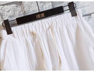 <span class=keywords><strong>M</strong></span>-5XL夏の薄いリネンセットメンズラージチャイニーズスタイルルーズレトロコットンと麻のツーピースセット - Product Image 5