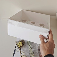 5 nouvelles boîtes d'emballage pour cupcakes à fenêtre, boîte à emporter pour pâtisserie Snow Mei Niang, boîte à tartes aux œufs à main, boîte à muffins