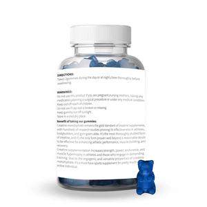 מותג פרטי קריאטין מונוהידראט Gummy שרירים בניין תוספי עבור מראש אימון לנשים וגברים - Product Image 3