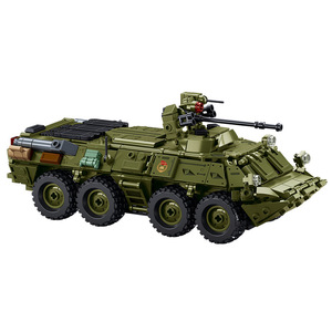 Blocs de construction Wan Ge 1:35, nouveau modèle éducatif et créatif, jouets de <span class=keywords><strong>char</strong></span> Bazooka compatibles pour enfants, en plastique - Product Image 1