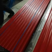 Tôle de toiture métallique PPGI PPGL Matériaux de construction Tôle trapézoïdale Revêtement couleur Zinc