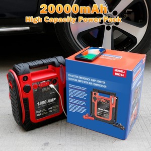 <span class=keywords><strong>Avviatore</strong></span> di Emergenza Portatile 12V 1800A per <span class=keywords><strong>Auto</strong></span>, Gonfiatore Pneumatici 260PSI con <span class=keywords><strong>Accendisigari</strong></span> 12V DC, QC3.0 e Luce LED, Booster Batteria - Product Image 5