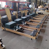 Appareil de Pilates Reformer pliable pour entraînement complet du corps à domicile, avec résistance réglable