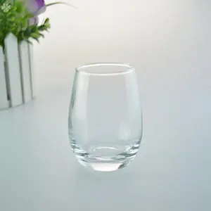 190ml Creative Ice Crack Water Glass Cup Clear Vintage Iced Coffee Glassware Drinking Cup