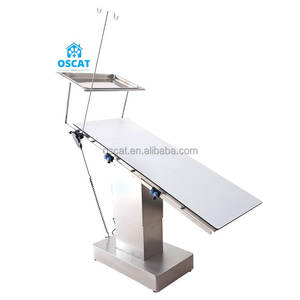 <span class=keywords><strong>Table</strong></span> d'opération de rayon X animal d'équipement vétérinaire d'OSCAT avec le panneau de résine phénolique pour la transmission supérieure de rayon X - Product Image 1