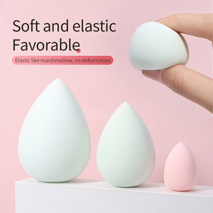 LMLTOP 3 pièces Éponges de maquillage en forme de vache pour fond de teint Marque privée Éponge de maquillage en forme de goutte d'eau Ensemble d'éponges de maquillage mignonnes Blender Beauté A80212 - Product Image 3