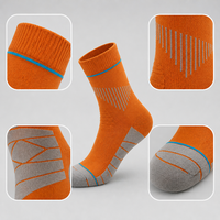Chaussettes de randonnée respirantes en tricot avec soutien de la voûte plantaire, motif personnalisé, chaussettes OEM