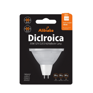 Dicroica <b>Halogen</b> <b>Bulb</b> 50W 12V GU5.3 60 Reflector Lamp - Product Image 2