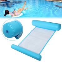 Hamac gonflable de piscine, lit flottant en PVC, chaise de relaxation, pour l'eau