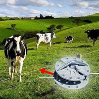 Zware draadspanner voor elektrische omheining, geen noodzaak om de draad te knippen, aluminium spoelspanner
