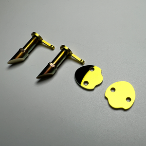 Specchio per strumenti per ottica dentale in rame placcato oro M1 M2 senza ossigeno - Product Image 3