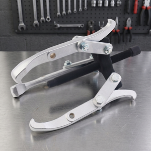 Professional Industrial Grade Carbon Steel Black Silver Equipment Repair 5 Ton 2/3 Jaws Extended Arm Gear Mechanic Long <b>Puller</b> - Product Image 3