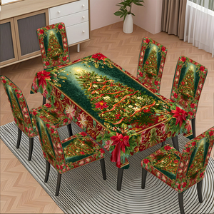 Mantel de Lujo para Mesa de Navidad, Elegante Cubierta para Mesa de Comedor para el Hogar, Restaurante, Boda, Fiesta - Product Image 6