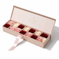 Boîtes d'emballage personnalisées en carton ondulé pour le transport de fleurs fraîches, emballages de bouquets de roses, boîtes en carton pour fleurs