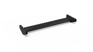 Barre de rangement avec fentes, rail de suspension en plastique pour porte-vêtements ou boîte de rangement - Product Image 3