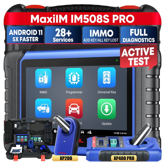 Autel MaxiIM IM508S PRO OBD2 Key Programmer Altar IM508 S Diagnostic Tool Vehicle Scanners for All Car Key Lost XP200 XP400 Pro
