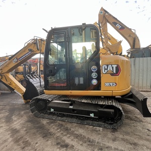 Excavatrice sur chenilles hydraulique Caterpillar 307E2 d'occasion, 90% NEUVE, d'origine Japon, 0,8 tonne, pompe de boîte de vitesses, pour construction/agriculture - Product Image 1