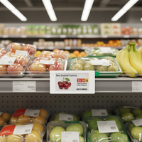 Etiqueta de Precio Digital ESL de 2.66 Pulgadas para Supermercados, Fabricada por LEEKA, Etiqueta Electrónica para Estantes, Etiqueta de Precio ESL con Tinta Electrónica