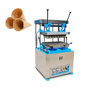 Alta qualidade por atacado personalizado barato segurar 30-40 minutos cone cup makin-máquina cone waffle fazer máquina com preço de fábrica