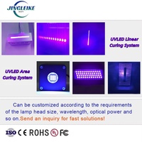 Fabrik-Großhandel Maßgefertigtes Hochleistungs-365nm 395nm 405nm DC Medizinisches UV-LED-Härtungsmodul für UV-Härtungssysteme